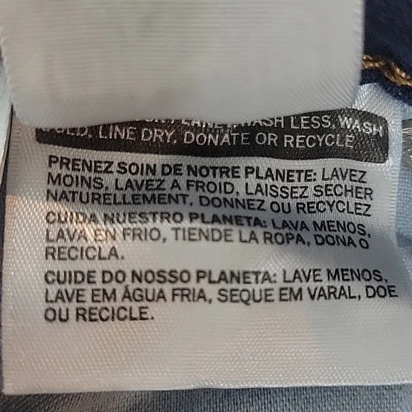 Levi's Mid Rise Straight Leg Jeans size 14 - Picture 8 of 9